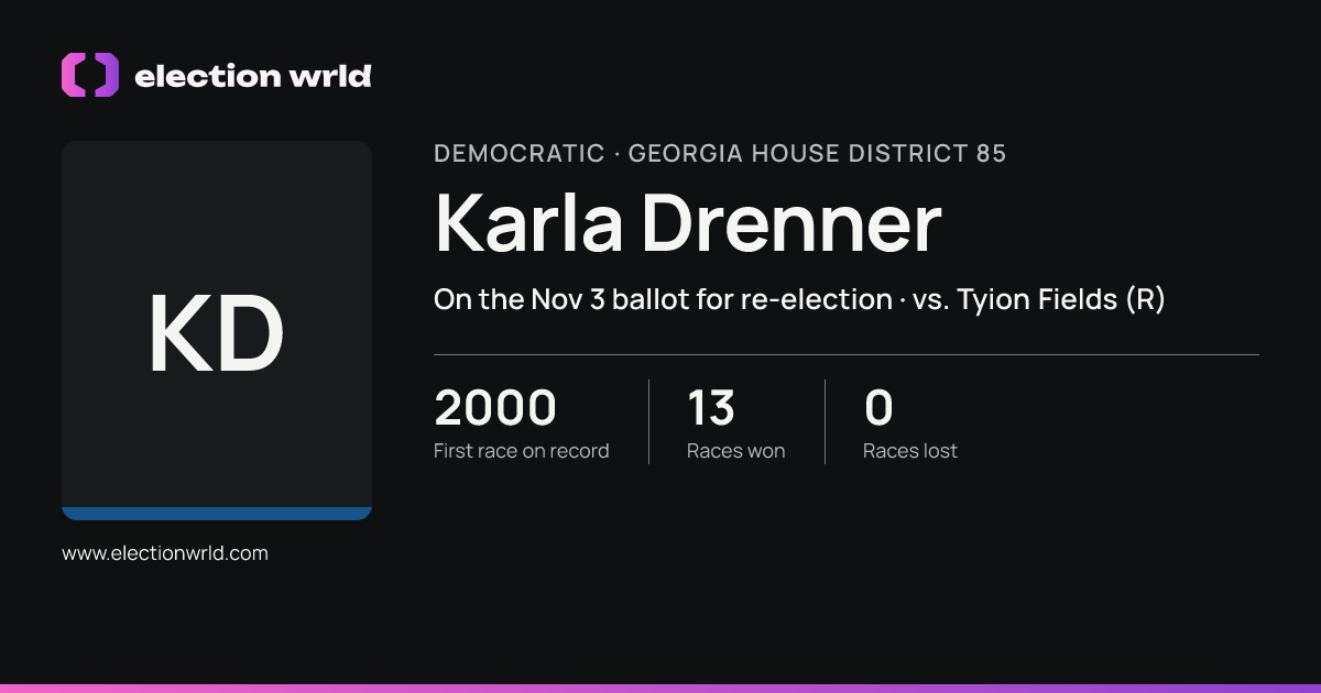 Profile card for Karla Drenner
