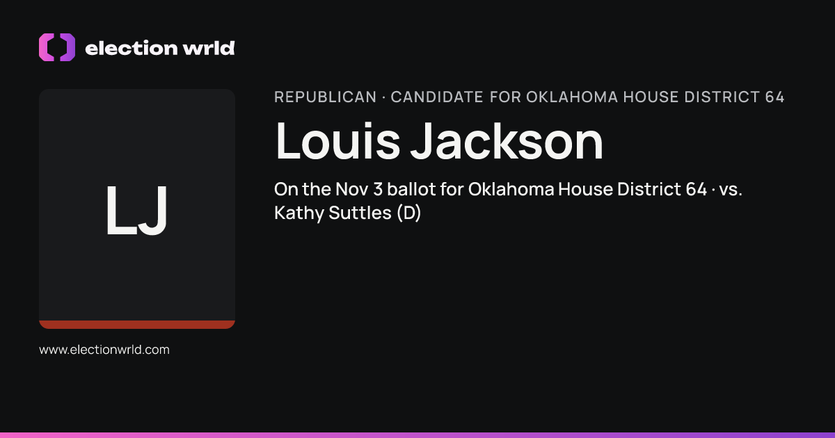 Profile card for Louis Jackson