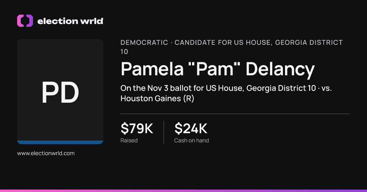 Profile card for Pamela "Pam" Delancy