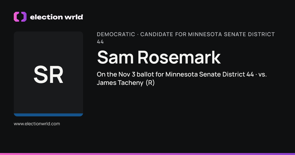 Profile card for Sam Rosemark