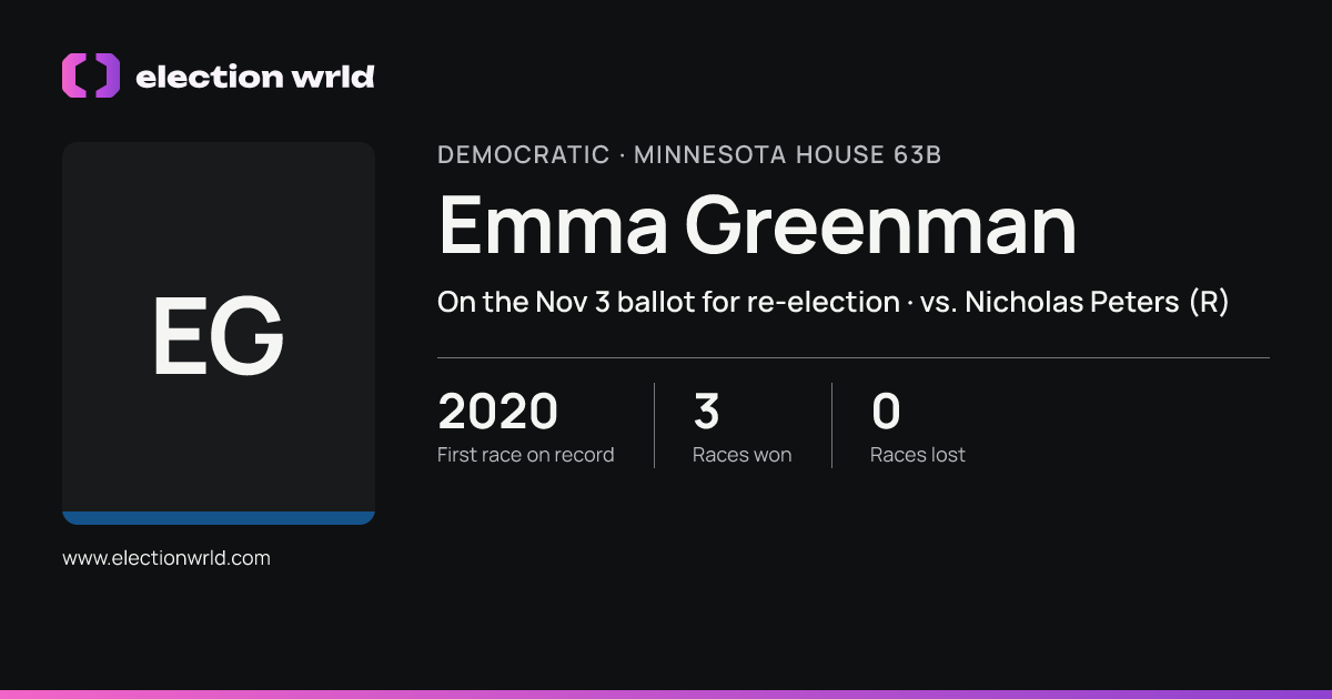 Profile card for Emma Greenman