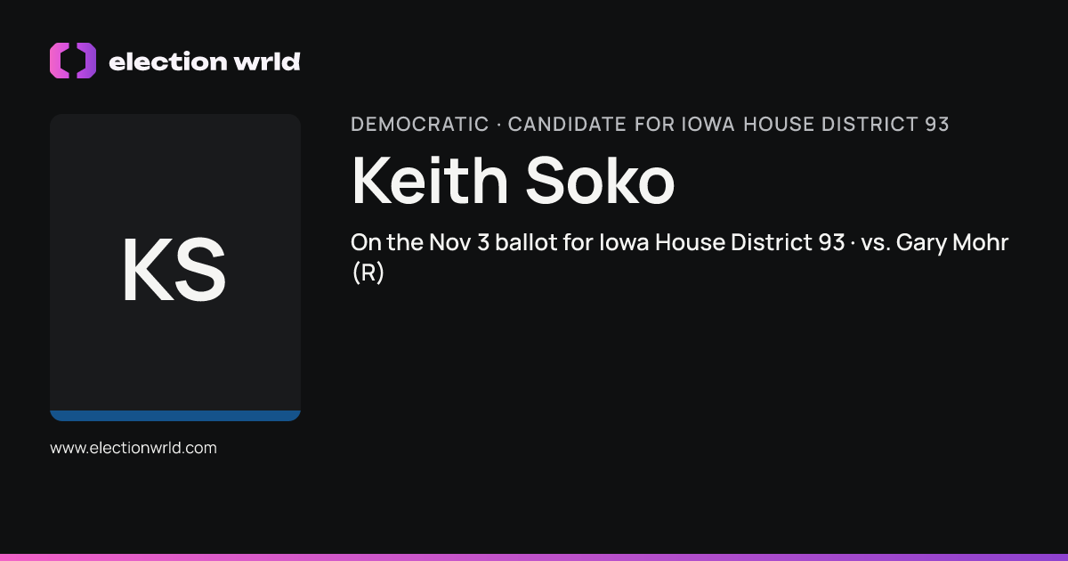 Profile card for Keith Soko