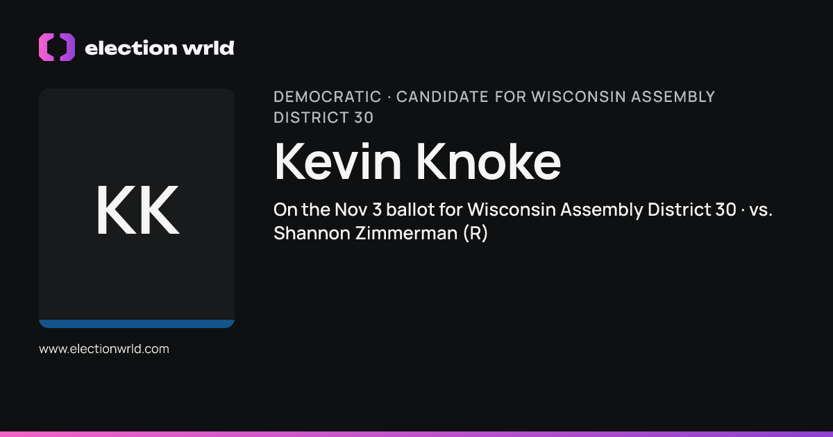 Profile card for Kevin Knoke