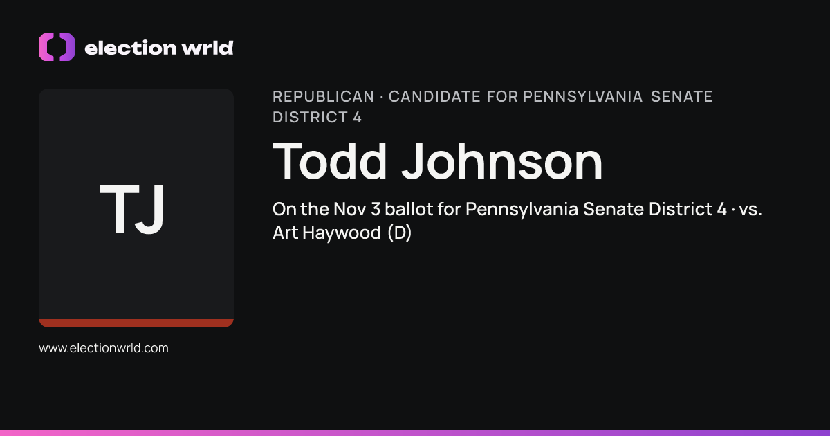 Profile card for Todd Johnson