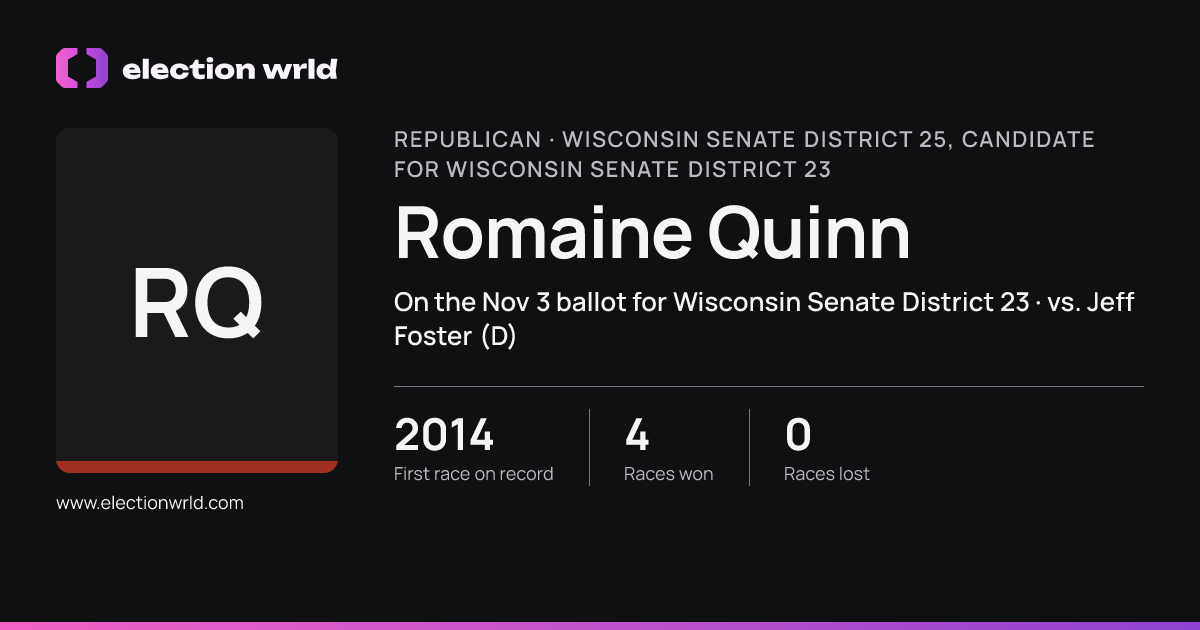 Profile card for Romaine Quinn