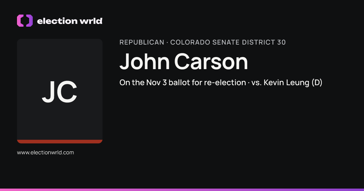 Profile card for John Carson