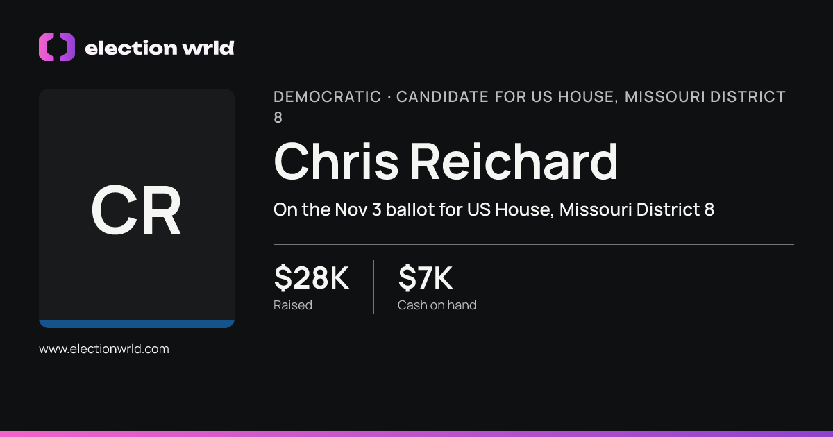 Profile card for Chris Reichard